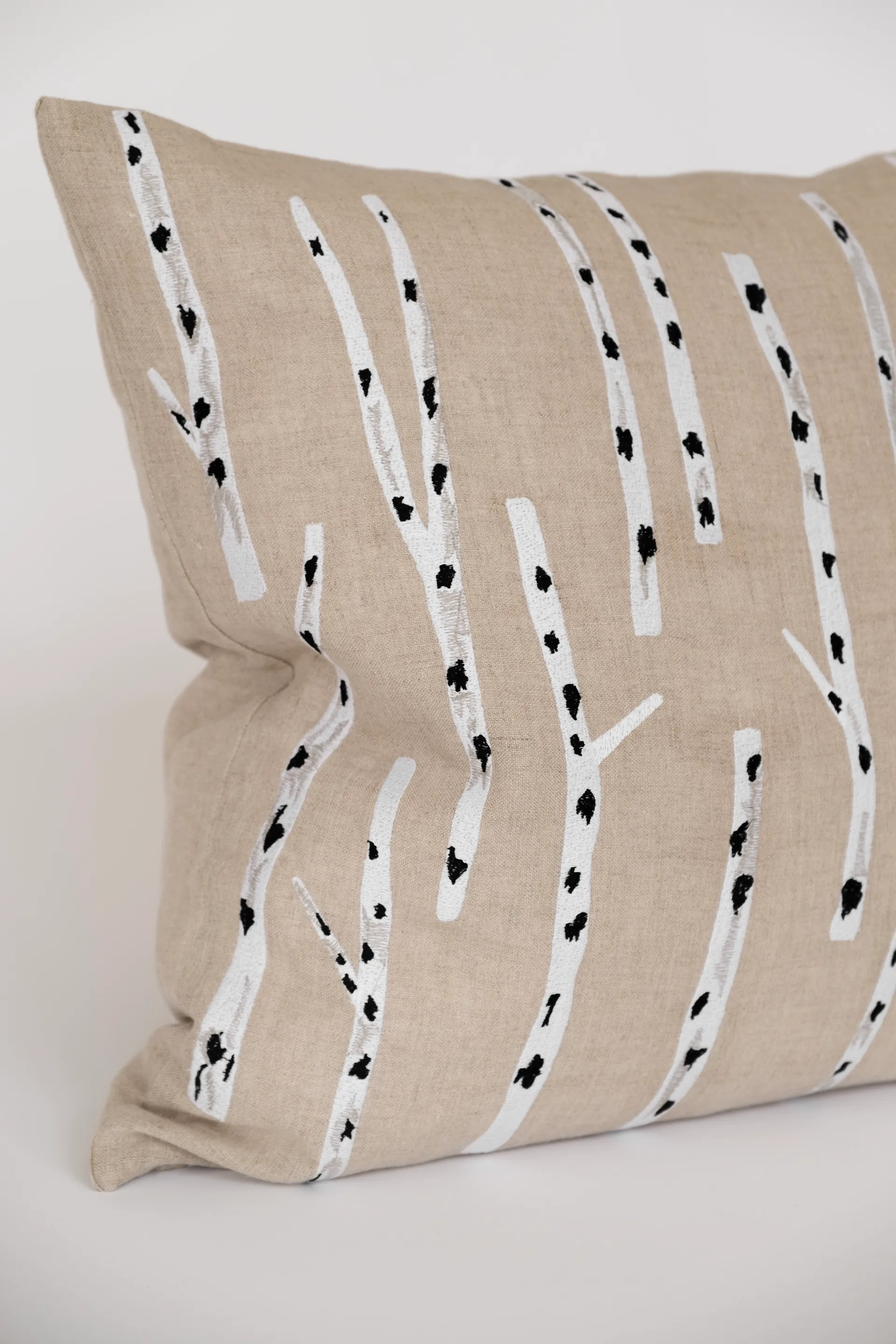 Birch クッションカバー 48x48 cm, Natural Fine Little Day | ファインリトルデイ