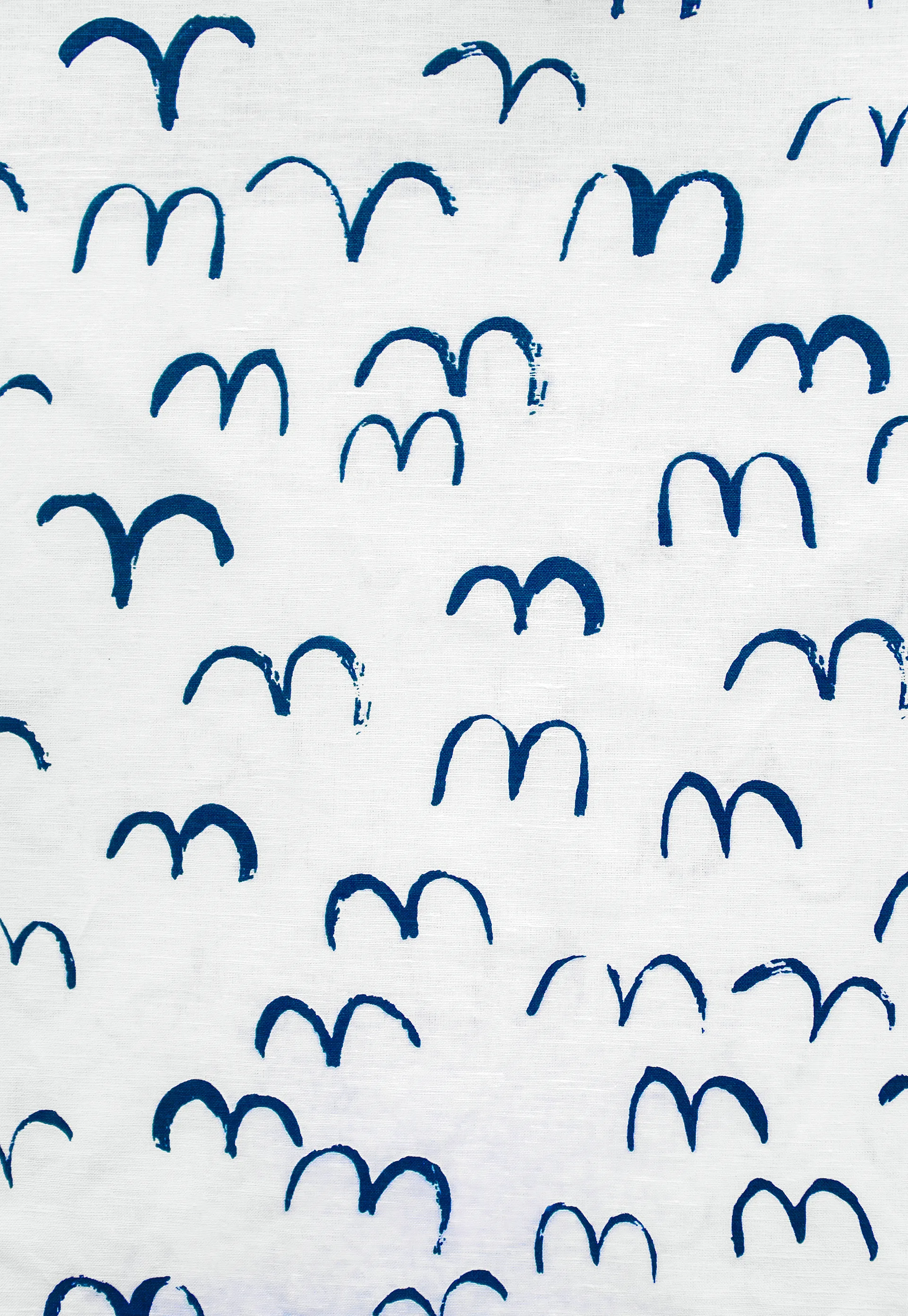 Bird カーテン ロング 145x250 cm, Blue Fine Little Day | ファインリトルデイ