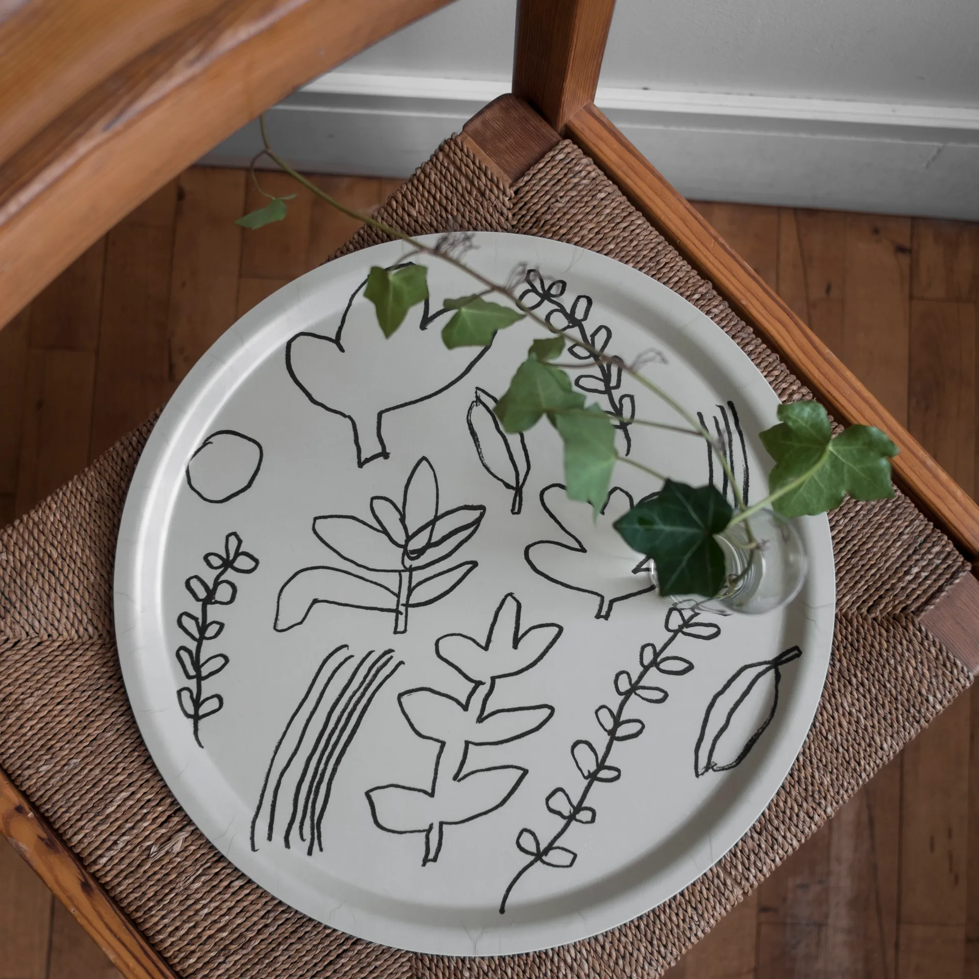 Botanic トレイ 38 cm, olive Fine Little Day | ファインリトルデイ