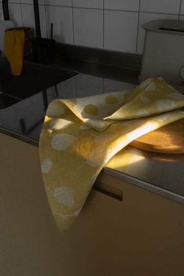 Bouquet キッチンタオル 58x58 cm - Yellow-white - Fine Little Day | ファインリトルデイ