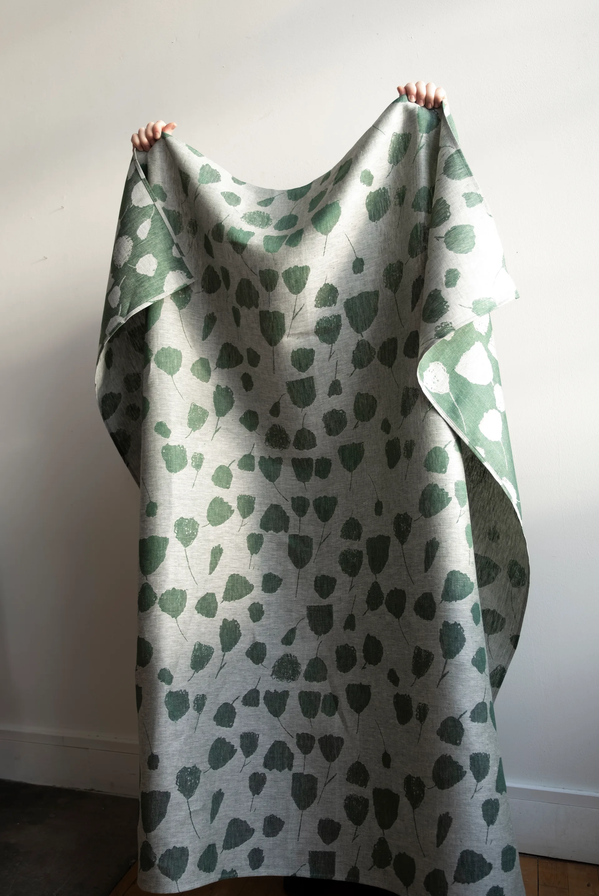 Bouquet ファブリック, Green-off-white Fine Little Day | ファインリトルデイ