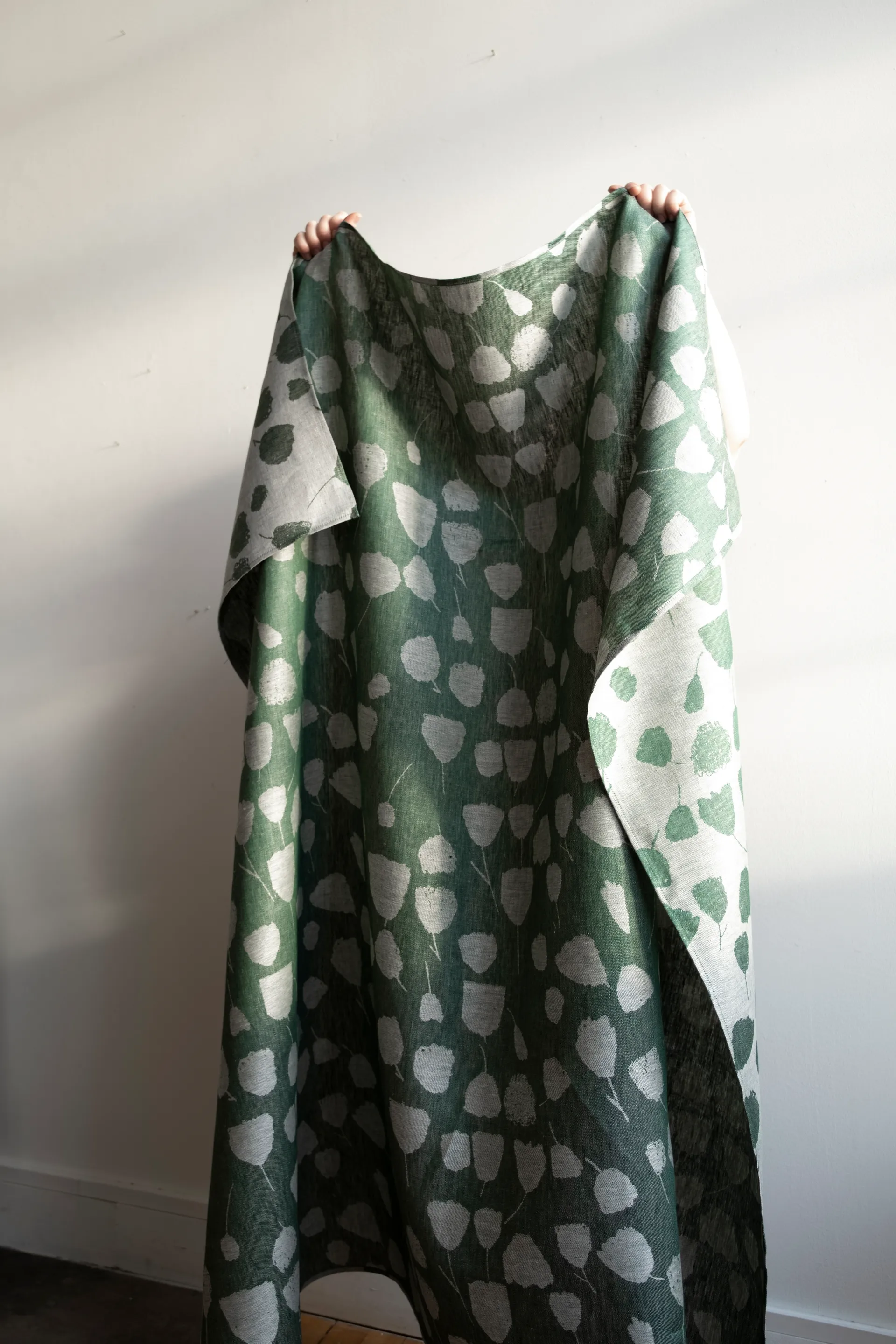 Bouquet ファブリック, Green-off-white Fine Little Day | ファインリトルデイ