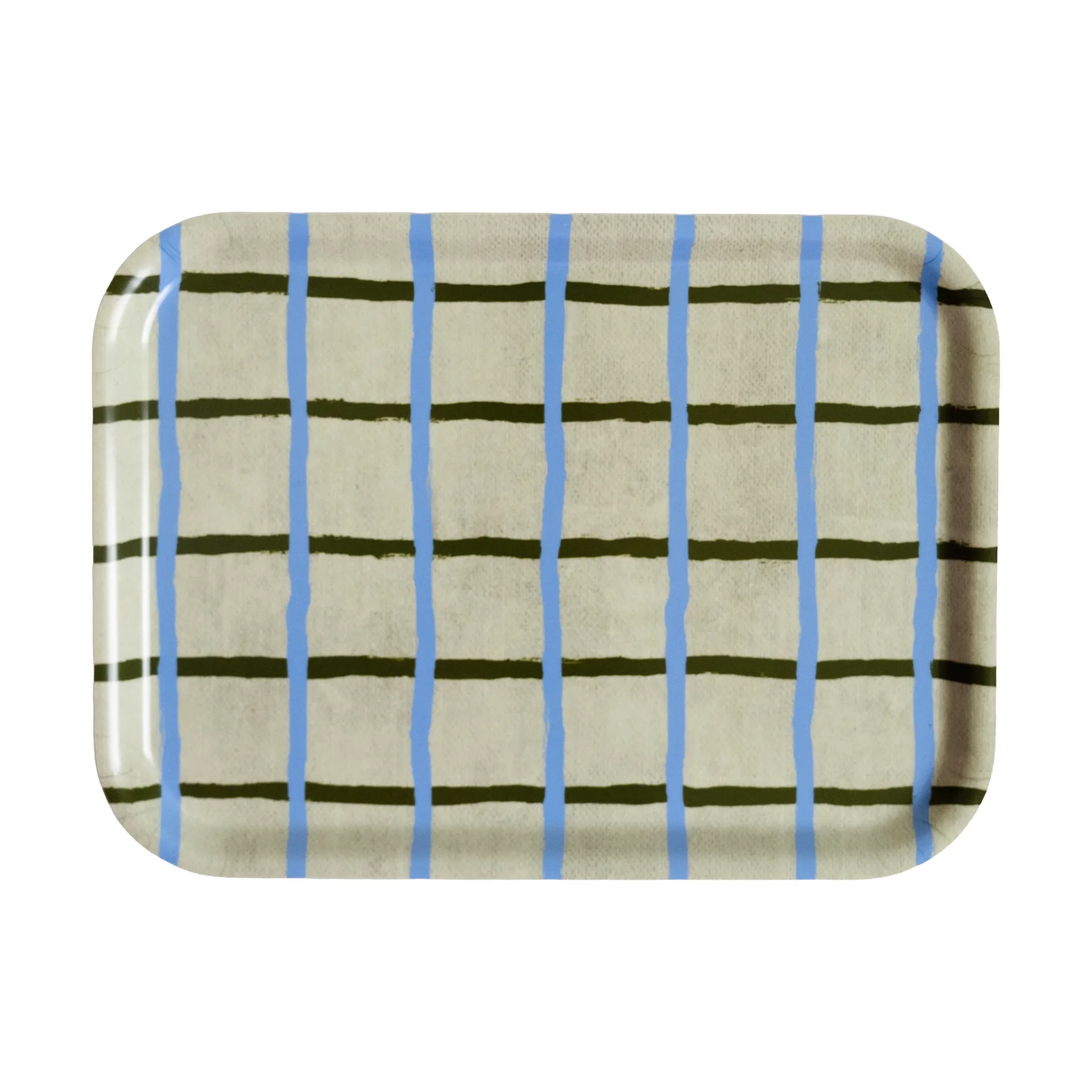 Checkered トレイ 20x27 cm, Pistachio Fine Little Day | ファインリトルデイ