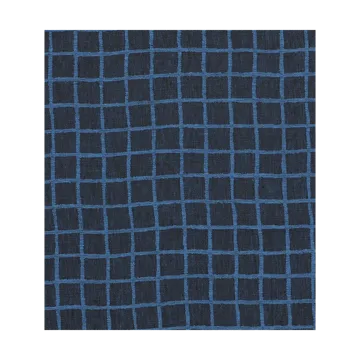 Checkered ファブリック - Blue-Black - Fine Little Day | ファインリトルデイ