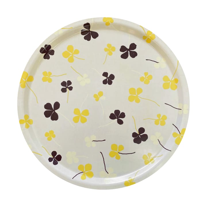 Clover トレイ Ø38 cm - White-yellow - Fine Little Day | ファインリトルデイ