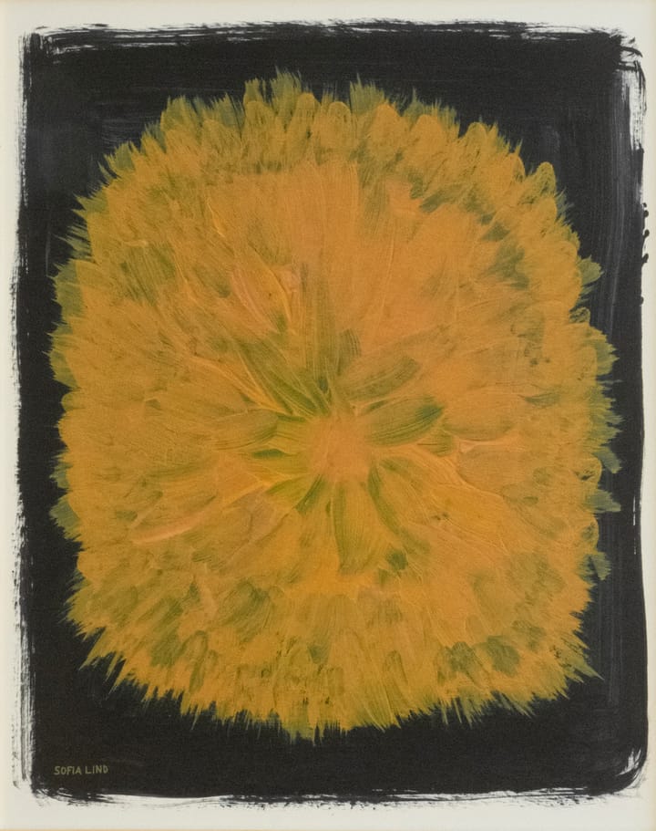 Dandelion ポスター 40x50 cm - Yellow-black - Fine Little Day | フ��ァインリトルデイ
