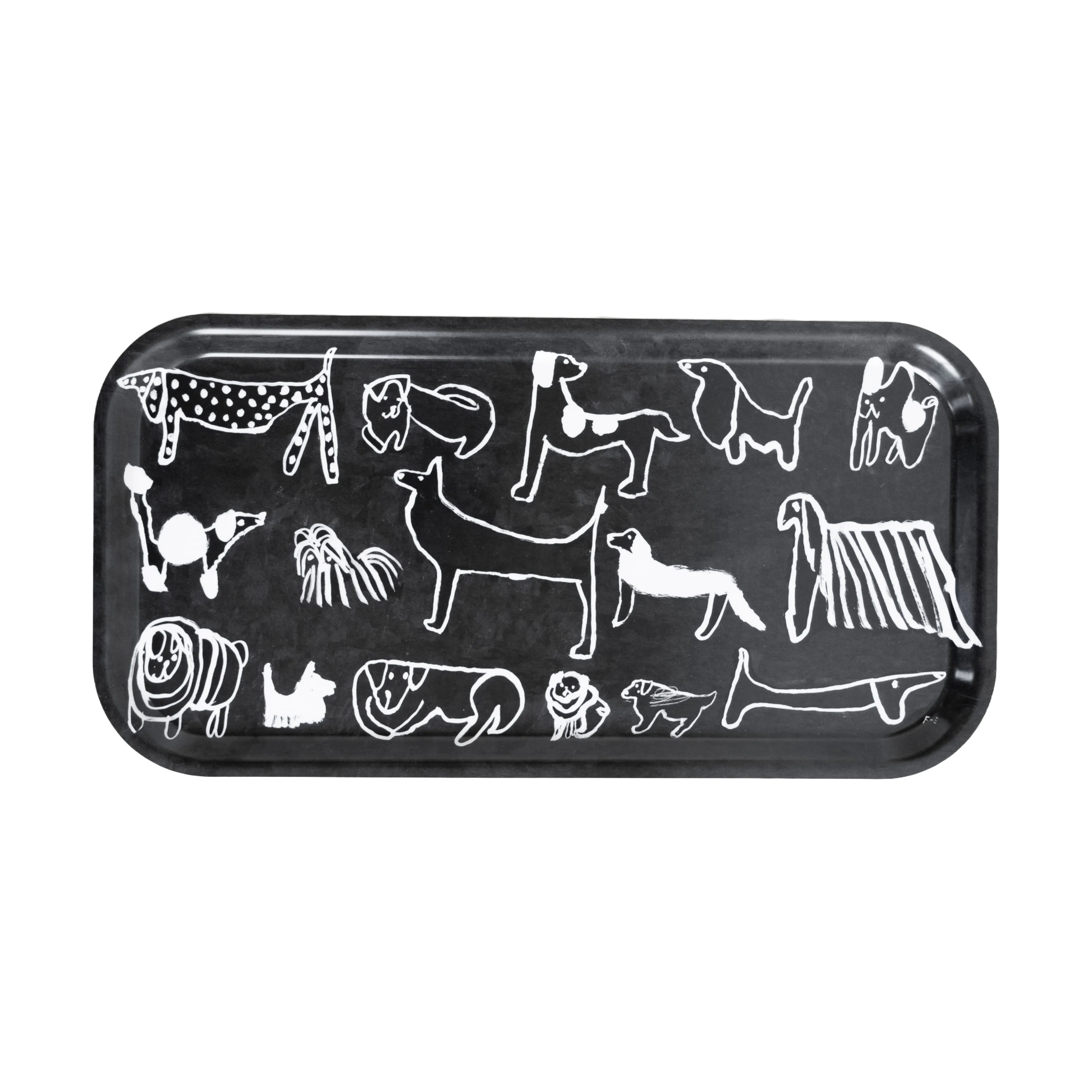 Fine Little Day | ファインリトルデイ からのDogs トレイ 22x43 cm