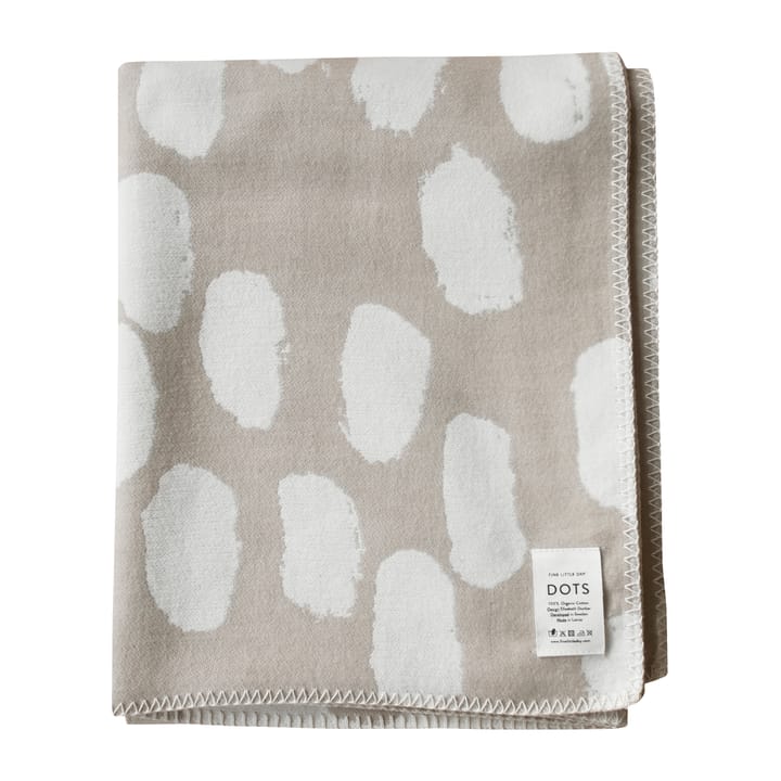Dots スロー 140x180 cm - Beige - Fine Little Day | ファインリトルデイ
