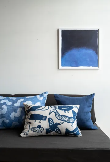 Dyeforindigo ピローケース 48x48 cm - Blue - Fine Little Day | ファインリトルデイ