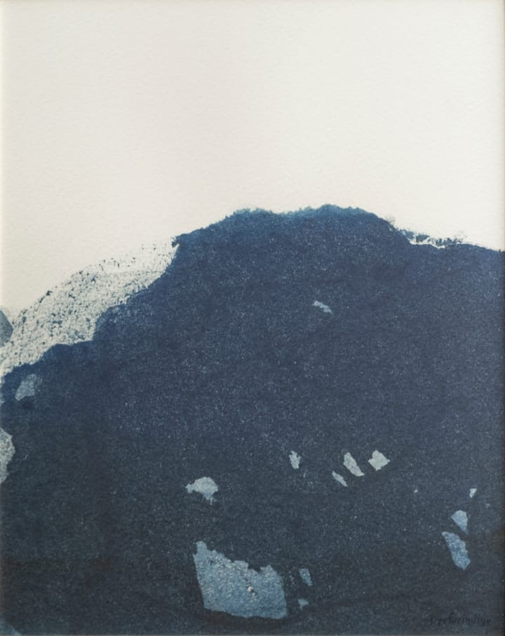 Dyeforindigo ocean 2 ポスター 40x50 cm - Blue-white - Fine Little Day | ファインリトルデイ
