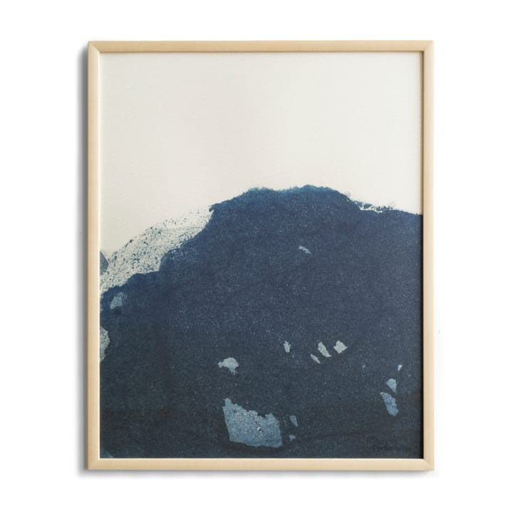 Dyeforindigo ocean 2 ポスター 40x50 cm, Blue-white Fine Little Day | ファインリトルデイ