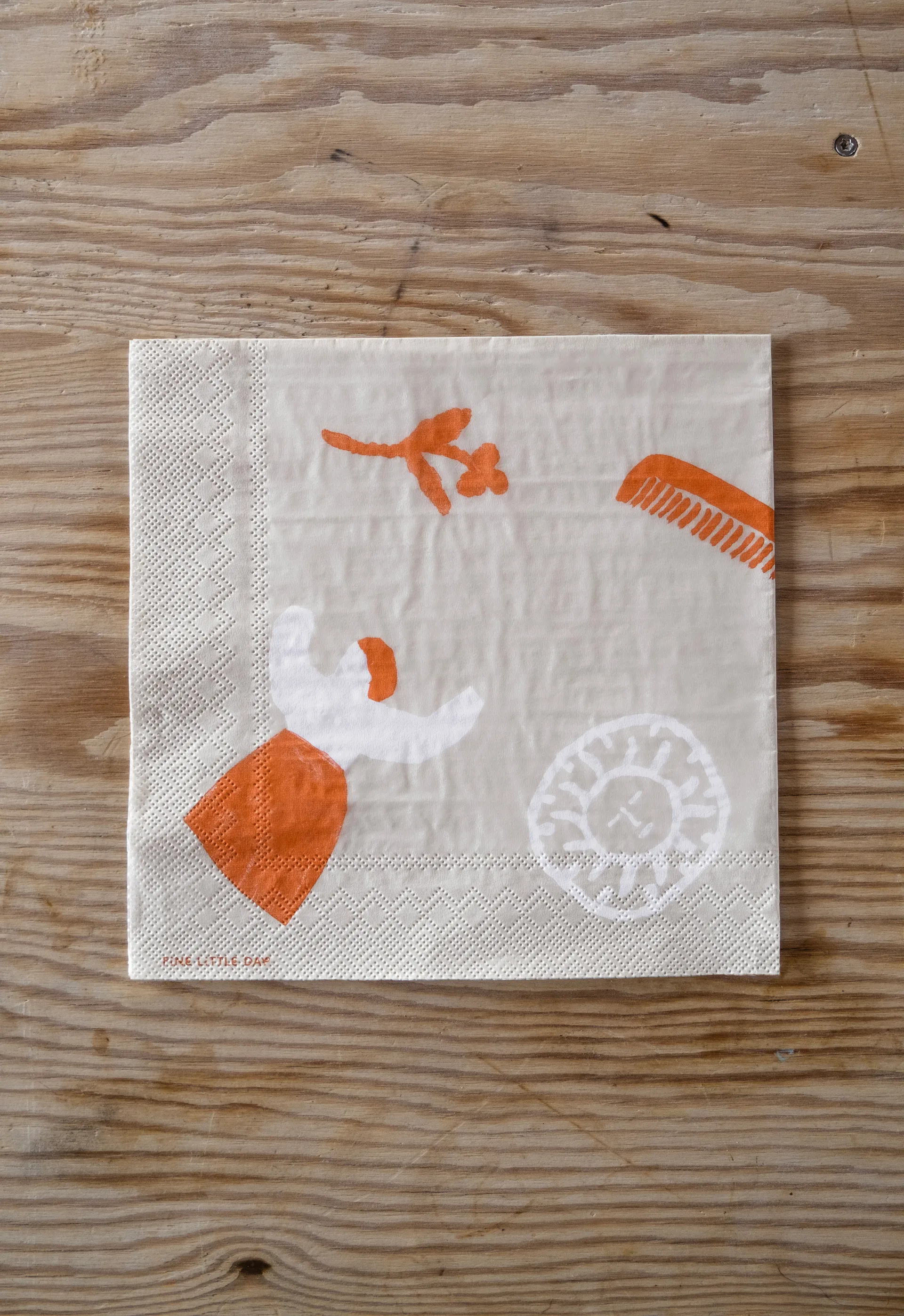 Figures ナプキン 20パック, Beige-red Fine Little Day | ファインリトルデイ