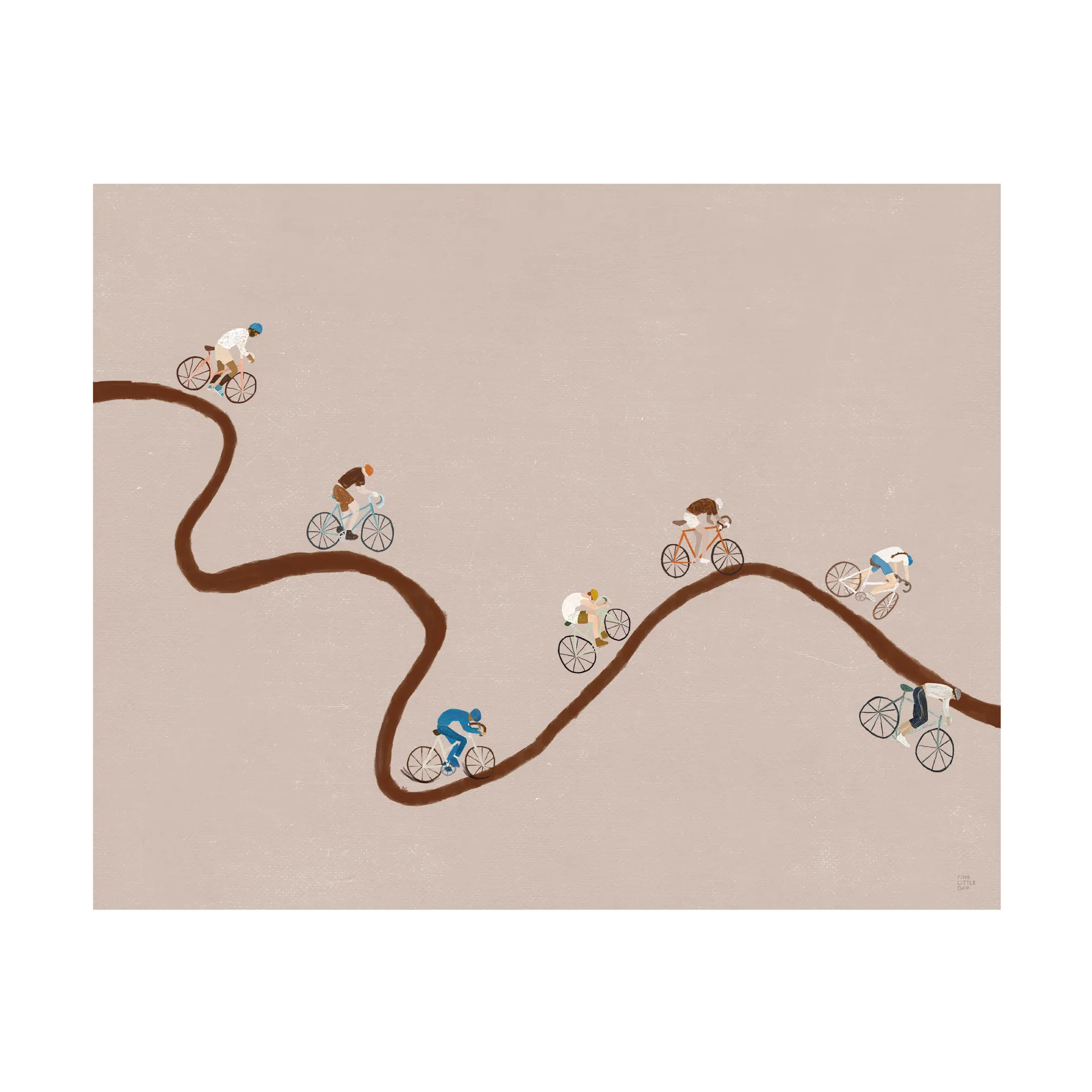 Giro ポスター, Beige, 40x40 cm Fine Little Day | ファインリトルデイ