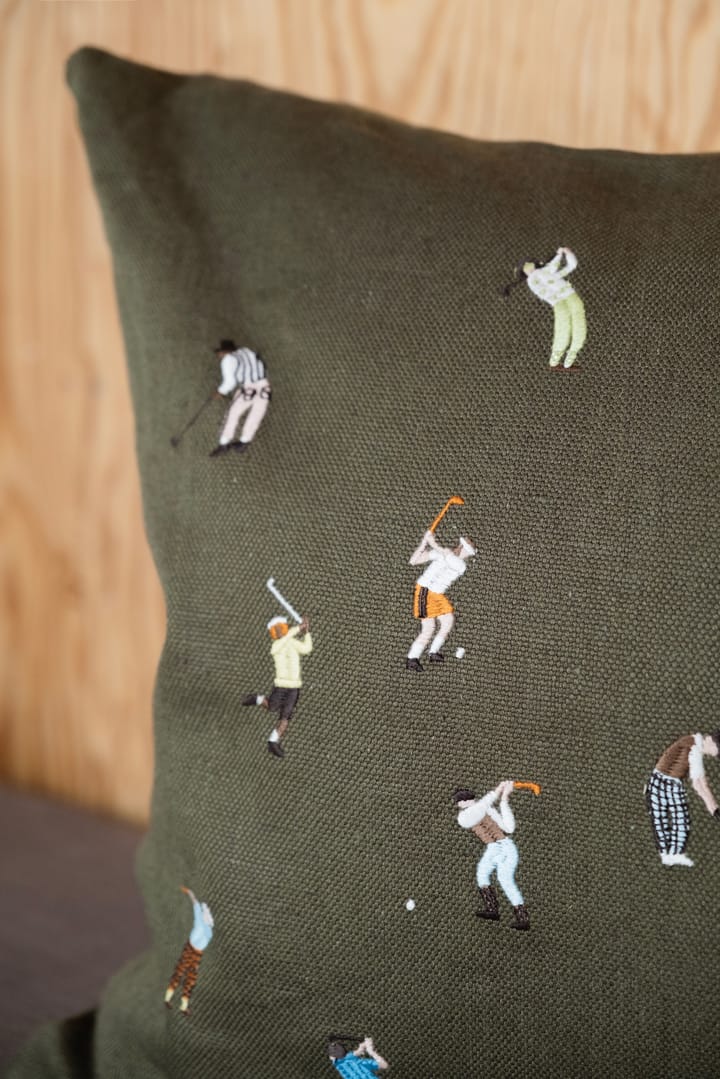 Golfers クッションカバー 48x48 cm, Green Fine Little Day | ファインリトルデイ
