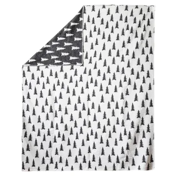 Gran ウーブンブランケット 140x180 cm - Black And White - Fine Little Day | ファインリトルデイ