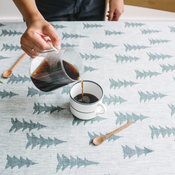 Gran ジャガード織り テーブルクロス 147x250 cm - green-grey - Fine Little Day | ファインリトルデイ