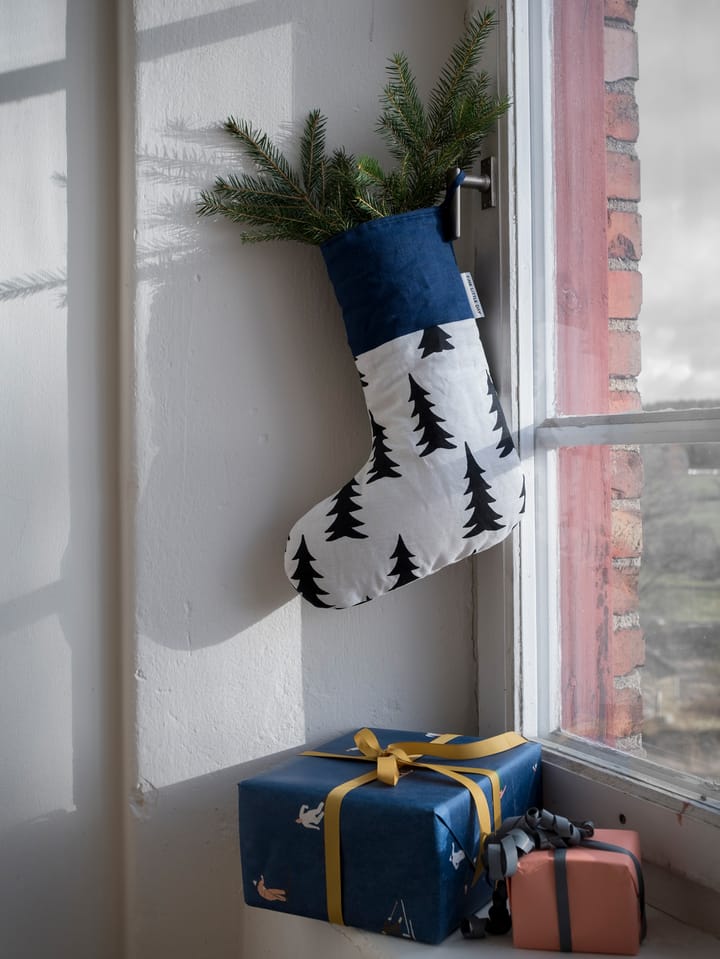 Gran クリスマスストッキング 40 cm, Black-blue-white Fine Little Day | ファインリトルデイ