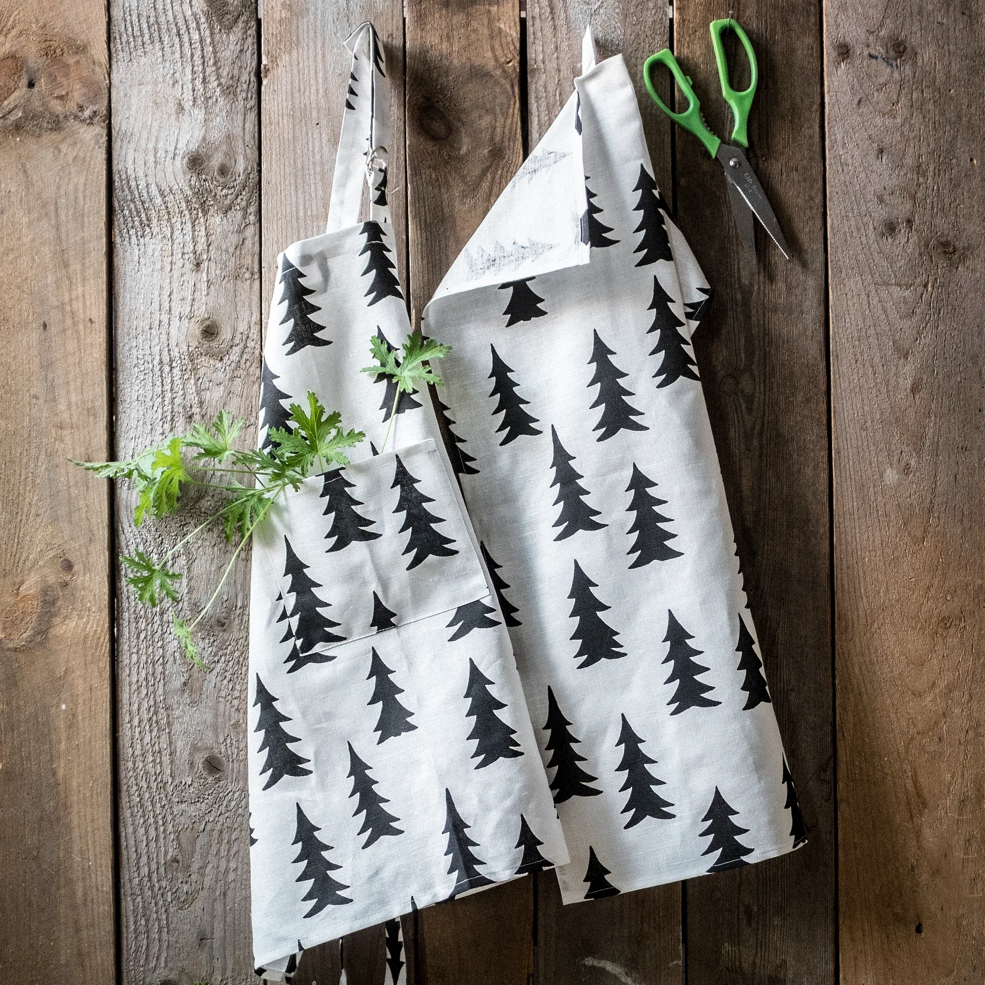 Gran キッチンタオル, white-black Fine Little Day | ファインリトルデイ