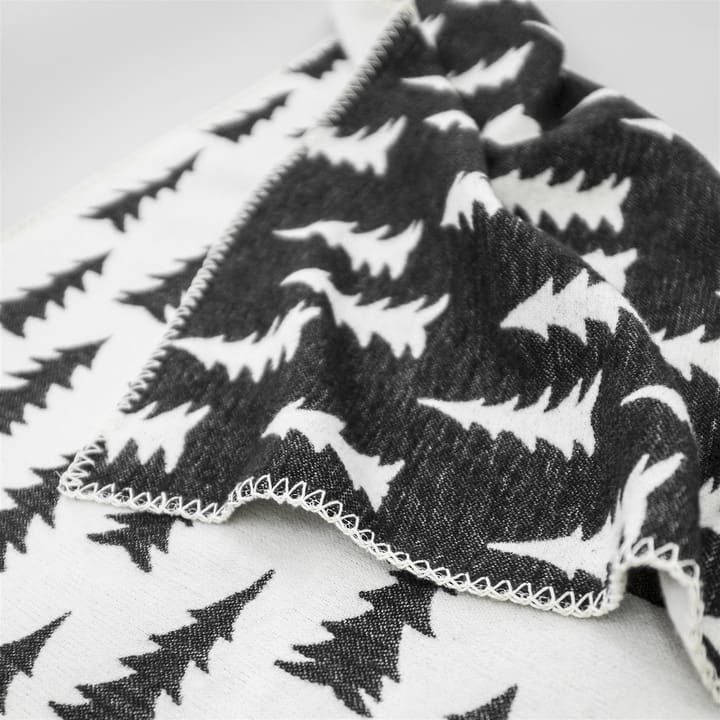 Gran ブラッシュド コットン キッズ ブランケット, white-black Fine Little Day | ファインリトルデイ