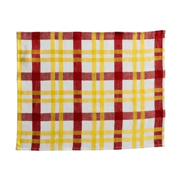 Grid プレースマット - Yellow, 37x47 cm - Fine Little Day | ファインリトルデイ
