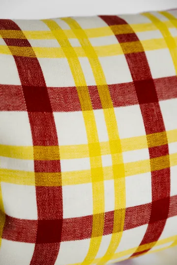 Grid クッションカバー - Yellow, 45x45 cm - Fine Little Day | ファインリトルデイ