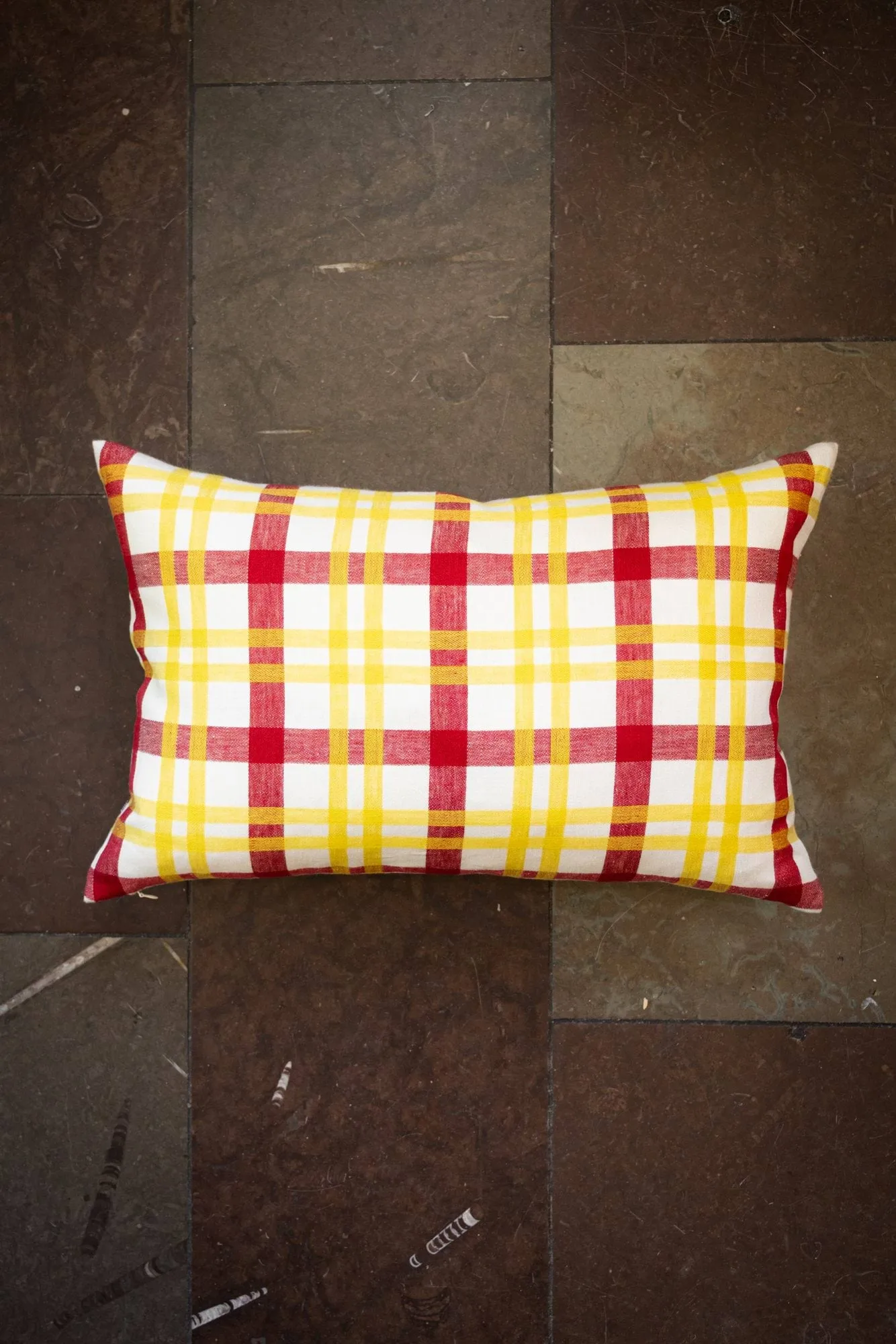 Grid クッションカバー, Yellow, 45x45 cm Fine Little Day | ファインリトルデイ