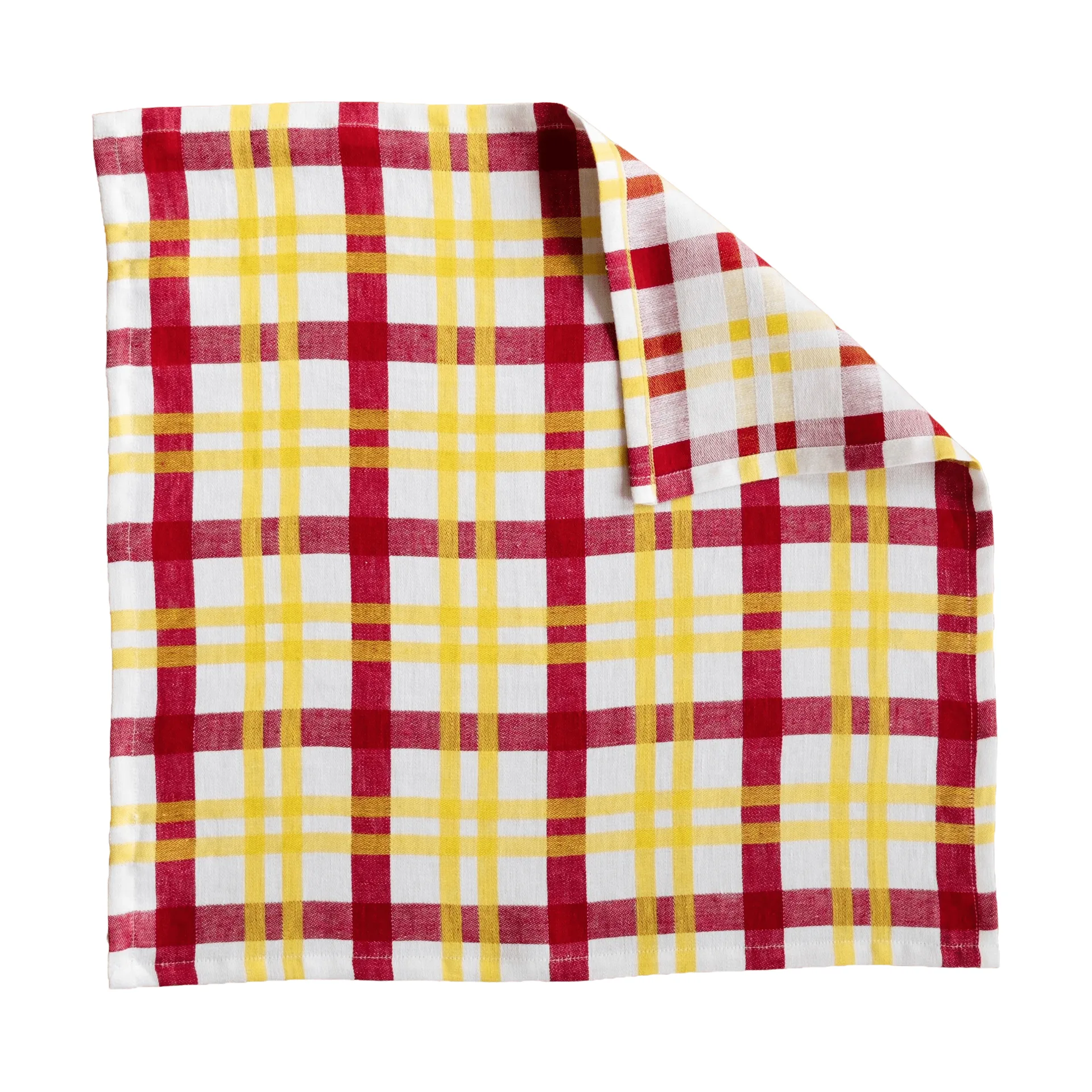 Grid キッチンタオル, Yellow, 58x58 cm Fine Little Day | ファインリトルデイ