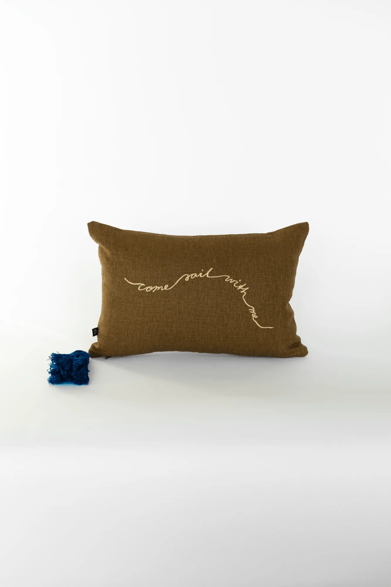 Knop デコラティブクッション, Brown-gold-blue, 27x40 cm Fine Little Day | ファインリトルデイ