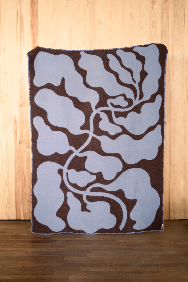 Leaves フェルト 130x180 cm, Blue-brown Fine Little Day | ファインリトルデイ