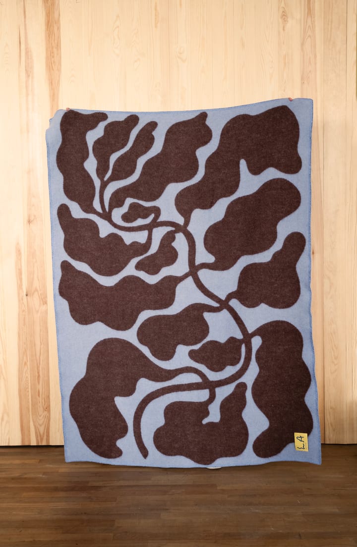 Leaves フェルト 130x180 cm, Blue-brown Fine Little Day | ファインリトルデイ