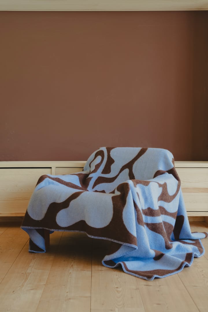 Leaves フェルト 130x180 cm, Blue-brown Fine Little Day | ファインリトルデイ