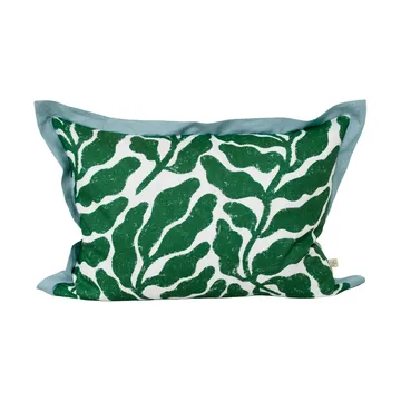 Leaves クッションカバー コントラストウィング 48x68 cm - Green-Blue - Fine Little Day | ファインリトルデイ