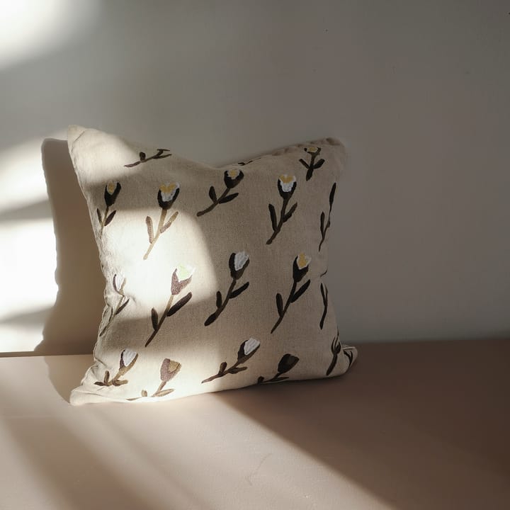 Meadow クッションカバー 48x48 cm, beige Fine Little Day | ファインリトルデイ