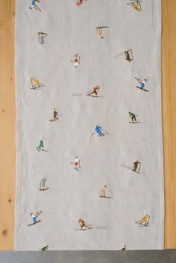 スキーヤー テーブルランナー - Natural, 45x150 cm - Fine Little Day | ファインリトルデイ