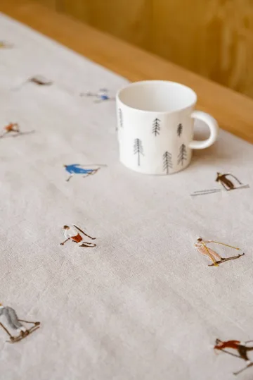 スキーヤー テーブルランナー - Natural, 45x150 cm - Fine Little Day | ファインリトルデイ