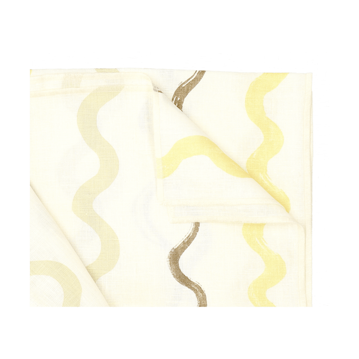 Randig テーブルクロス 149x250 cm - White-yellow - Fine Little Day | ファインリトルデイ