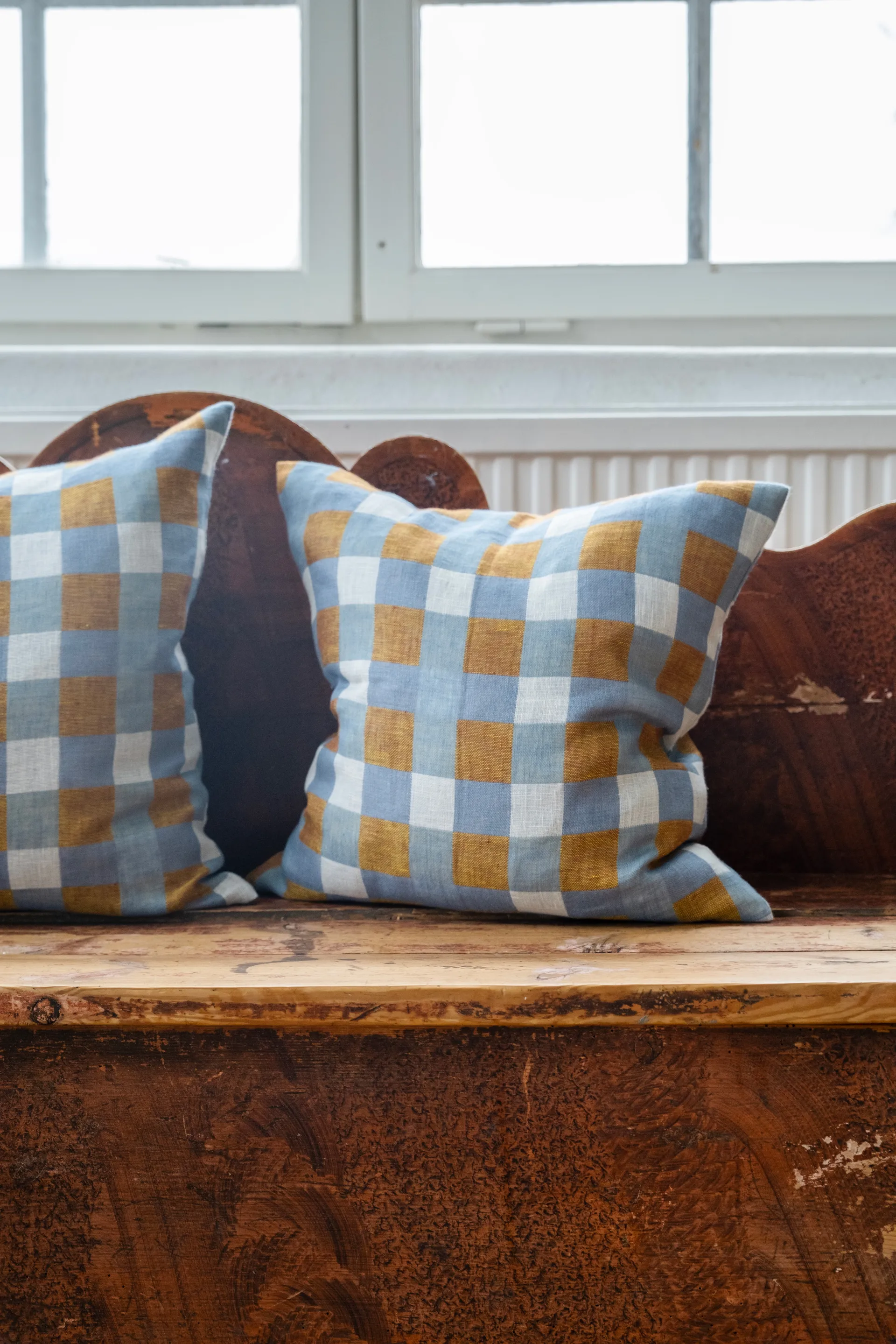 Rutan クッションカバー 45x45 cm, Oat Fine Little Day | ファインリトルデイ