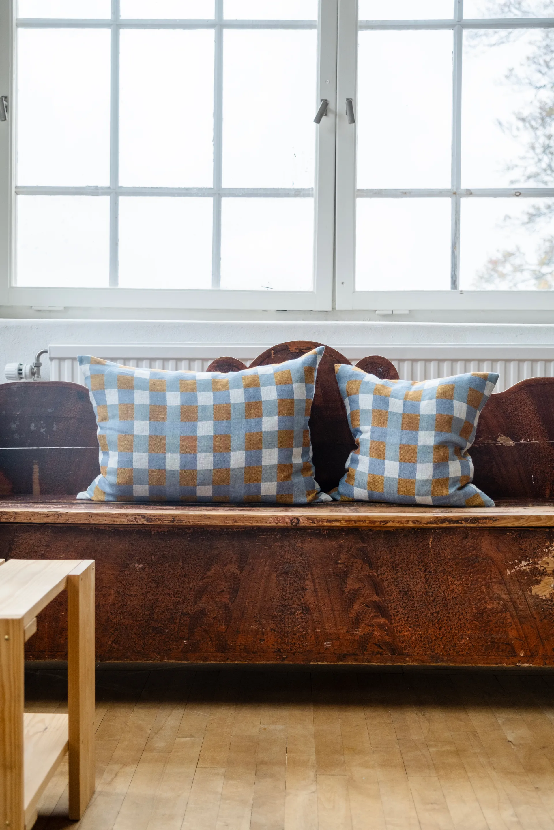 Rutan クッションカバー 45x45 cm, Oat Fine Little Day | ファインリトルデイ