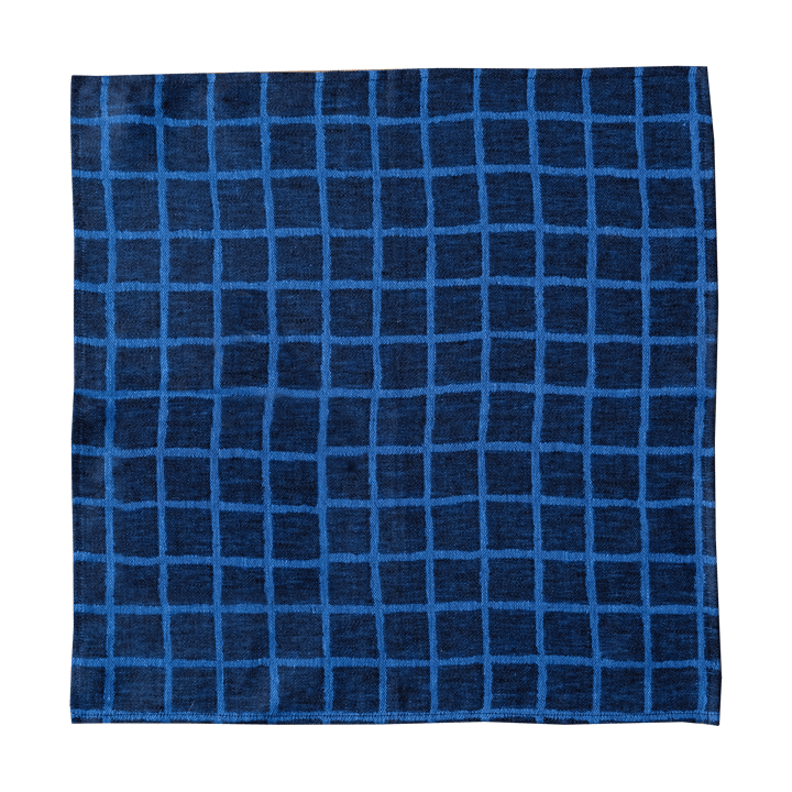 Rutig ジャガードナプキン 2個セット - Blue-black - Fine Little Day | ファインリトルデイ