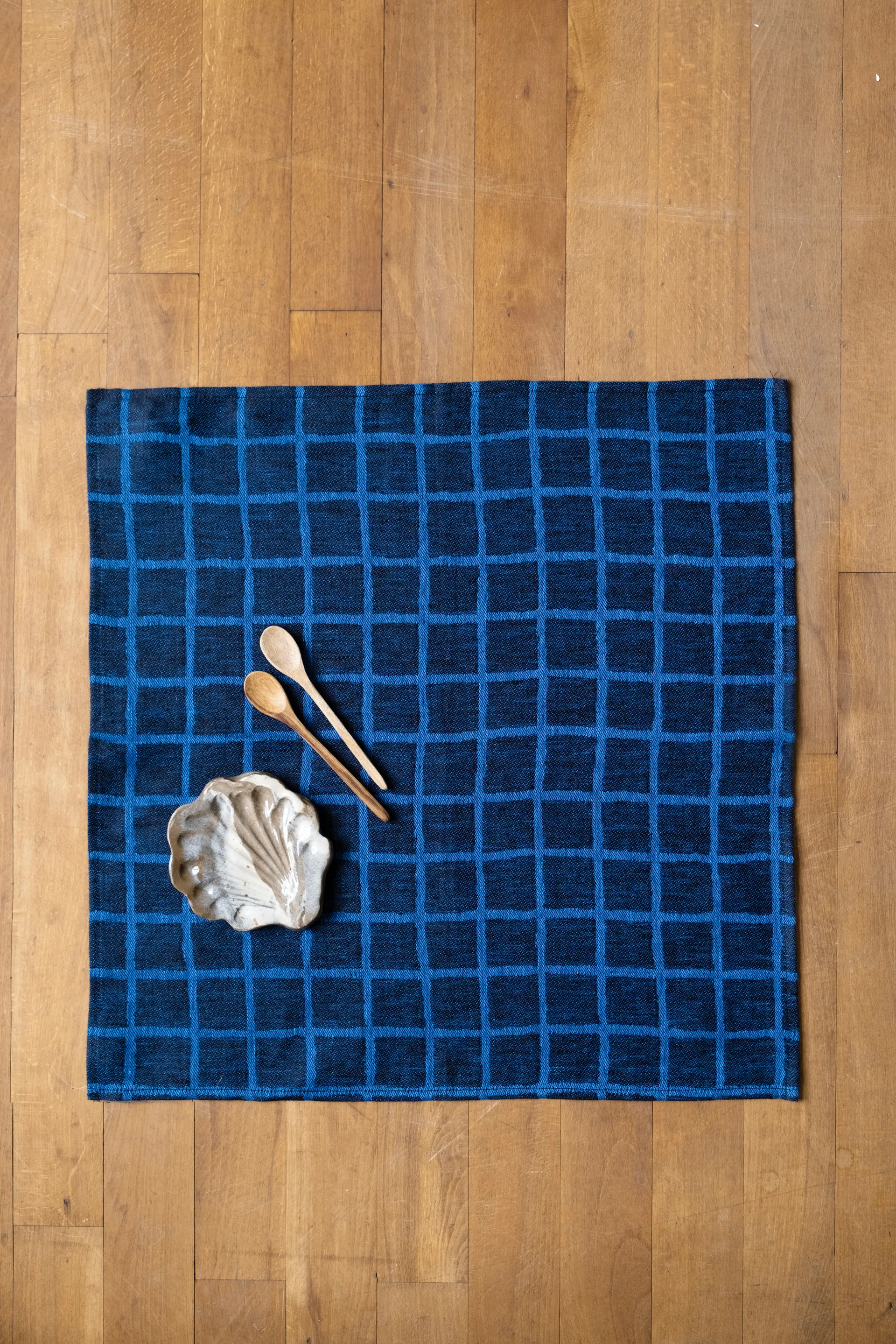 Rutig ジャガードナプキン 2個セット, Blue-black Fine Little Day | ファインリトルデイ