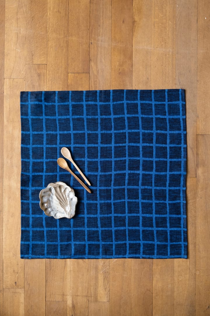 Rutig ジャガードナプキン 2個セット, Blue-black Fine Little Day | フ�ァインリトルデイ