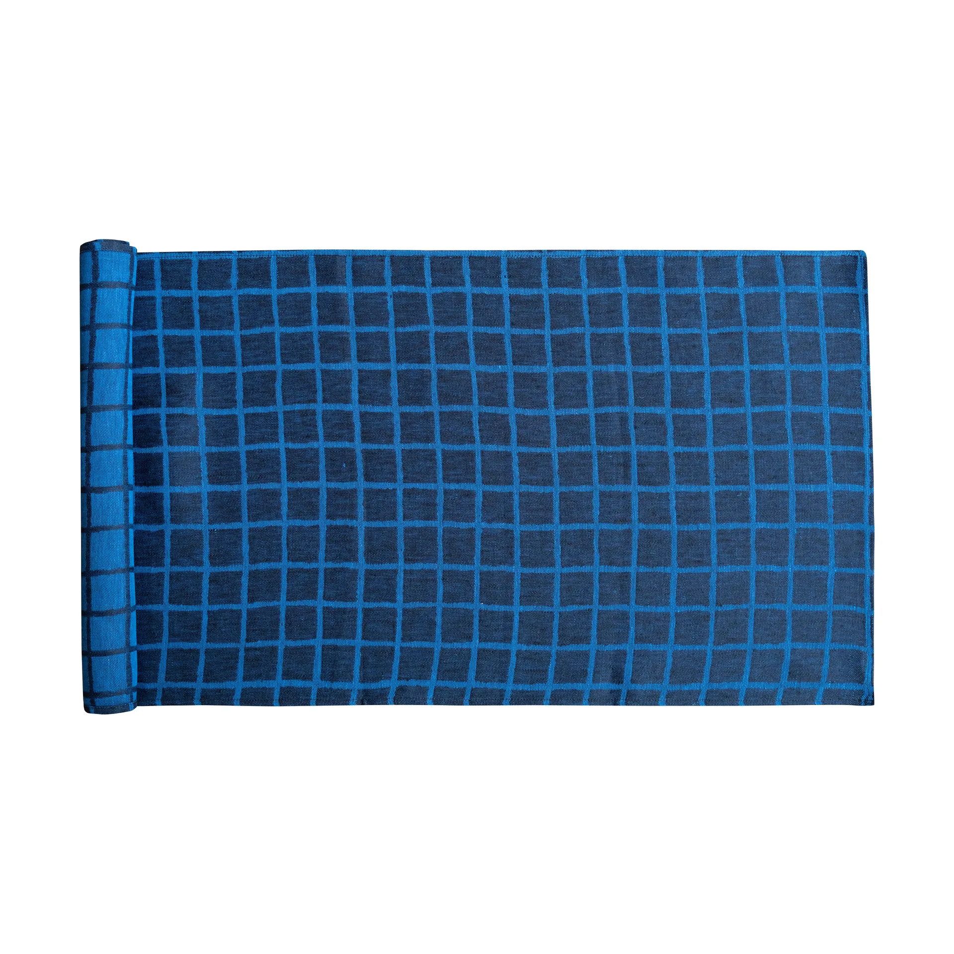 Rutig ジャガード織り テーブルランナー 45x150 cm, Blue-black Fine Little Day | ファインリトルデイ