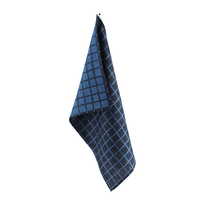 Rutig ジャガード織り キッチンタオル 47x70 cm - Blue-black - Fine Little Day | ファインリトルデイ