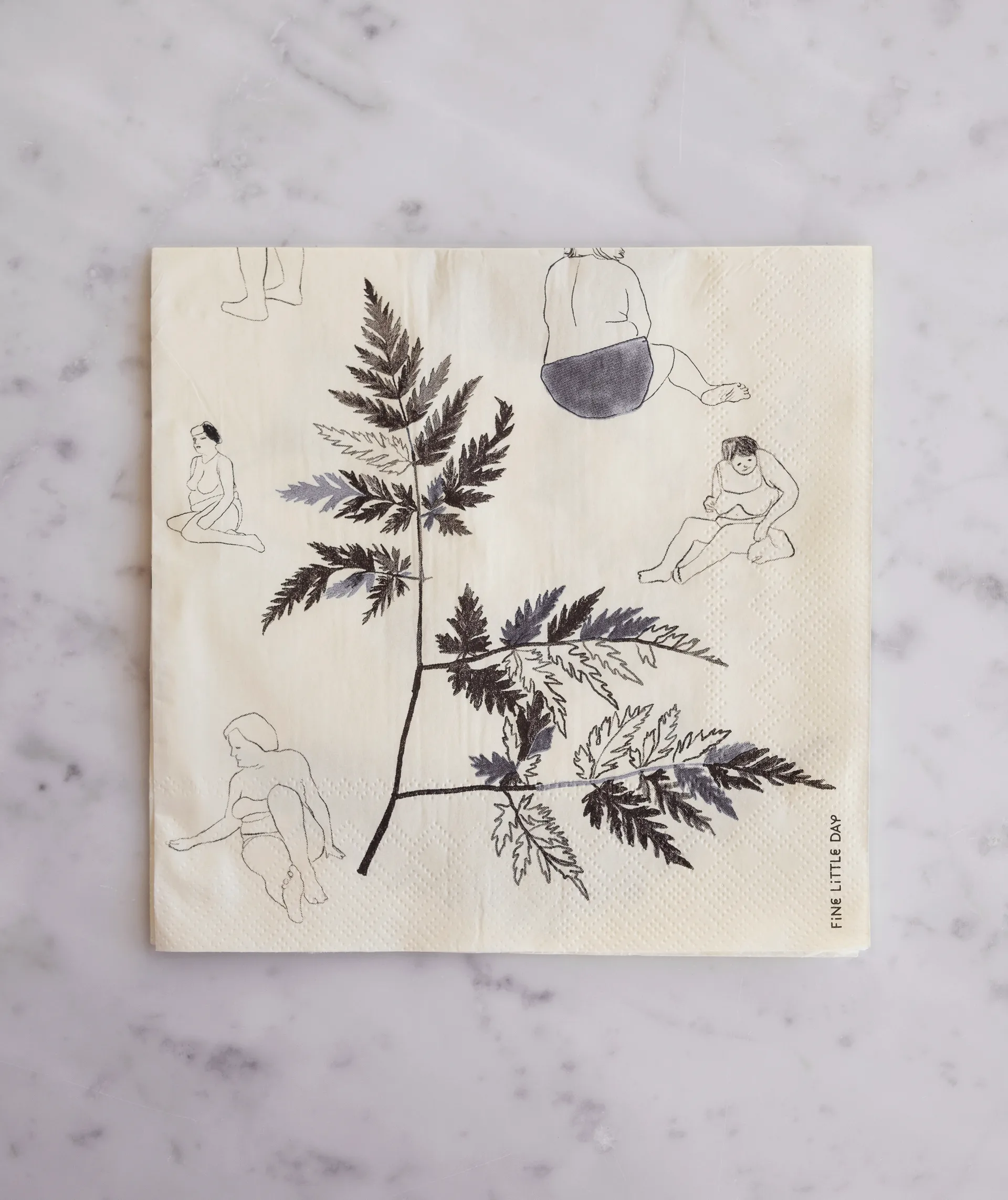 Saltholmen ナプキン 25パック, Yellow-grey Fine Little Day | ファインリトルデイ