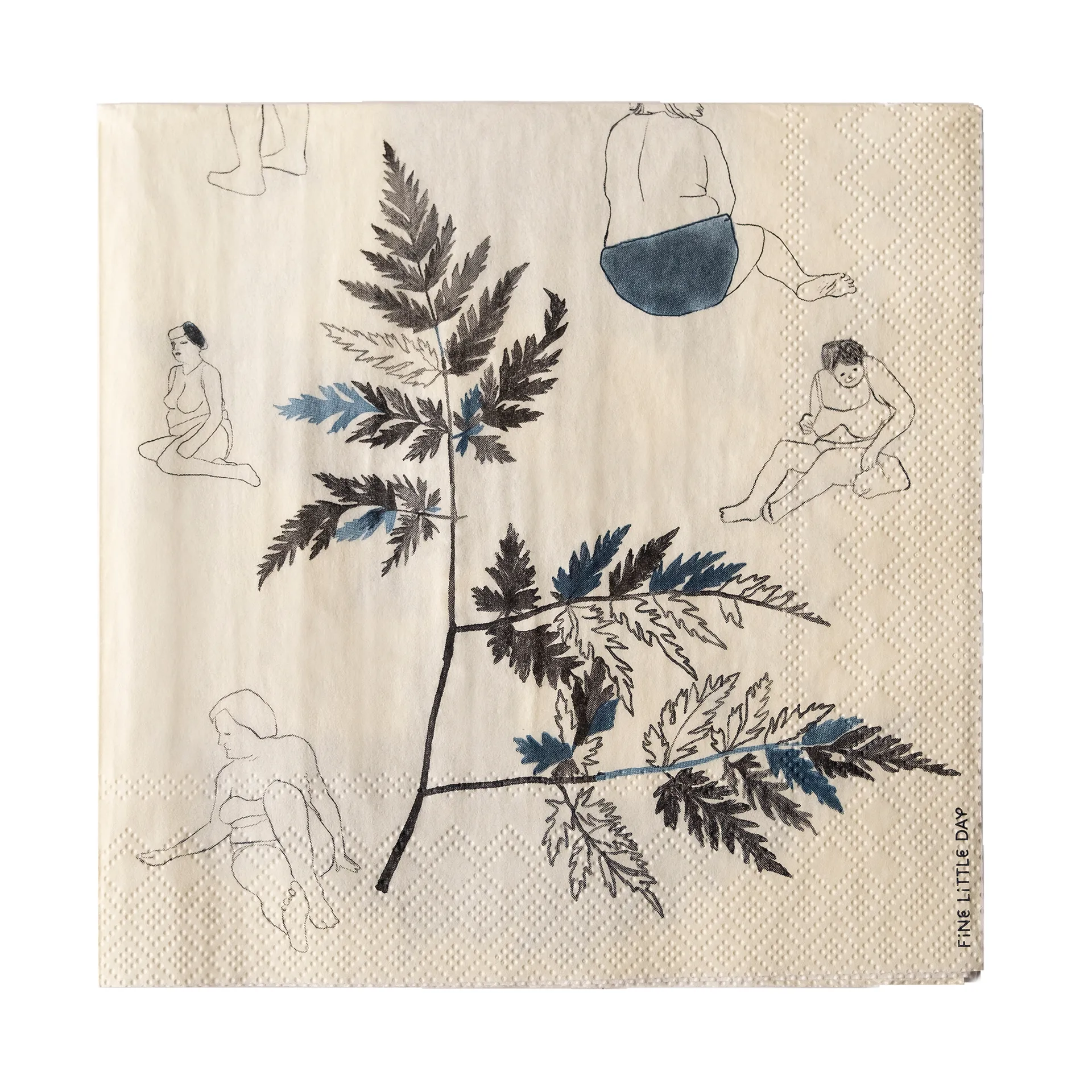 Saltholmen ナプキン 25パック, Yellow-grey Fine Little Day | ファインリトルデイ