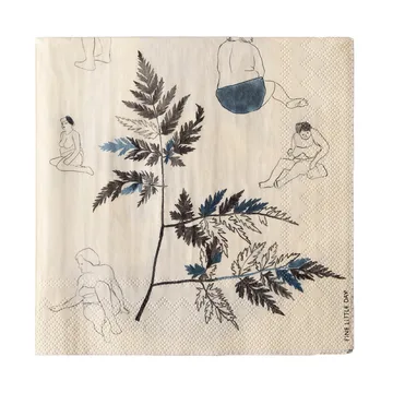 Saltholmen ナプキン 25パック - Yellow-grey - Fine Little Day | ファインリトルデイ