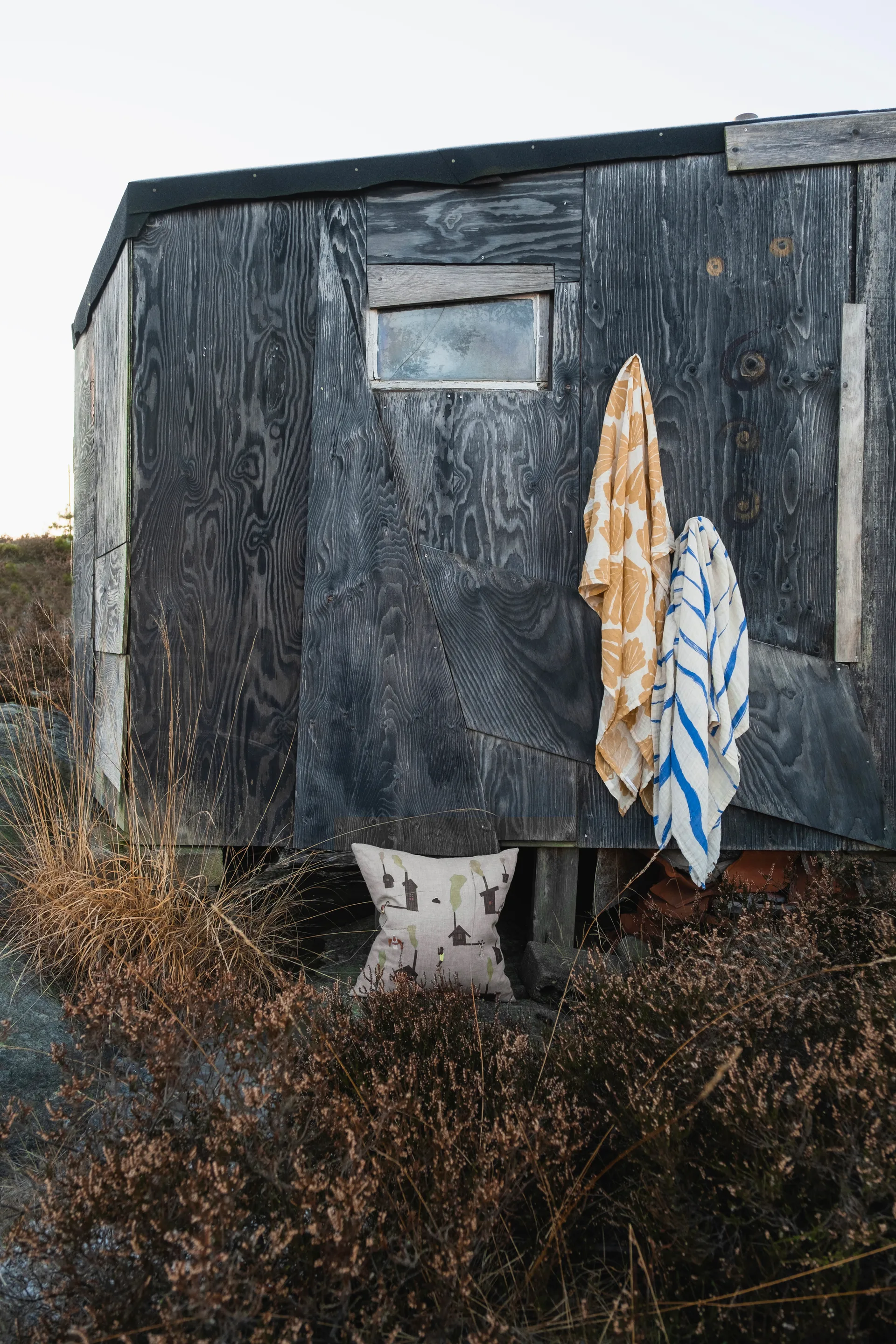 Sauna クッションカバー 45x45 cm, Beige Fine Little Day | ファインリトルデイ