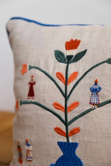 Seasonal ピローケース 38x38 cm - Natural-blue - Fine Little Day | ファインリトルデイ