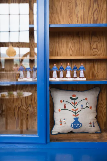 Seasonal ピローケース 38x38 cm - Natural-blue - Fine Little Day | ファインリトルデイ