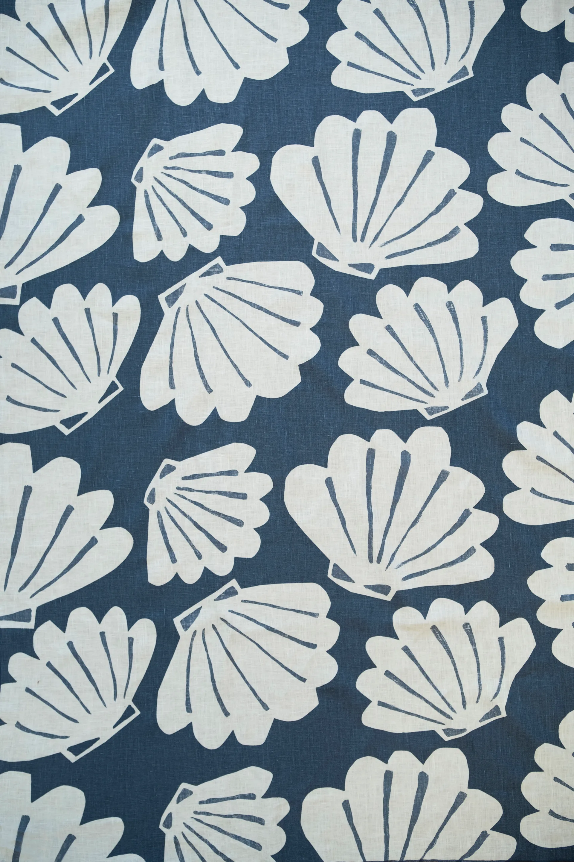 Shell カーテン ロング 145x250 cm, Blue Fine Little Day | ファインリトルデイ
